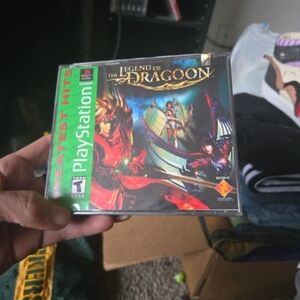 Sony The Legend of Dragoon PlayStation Game - Red and Green Cover